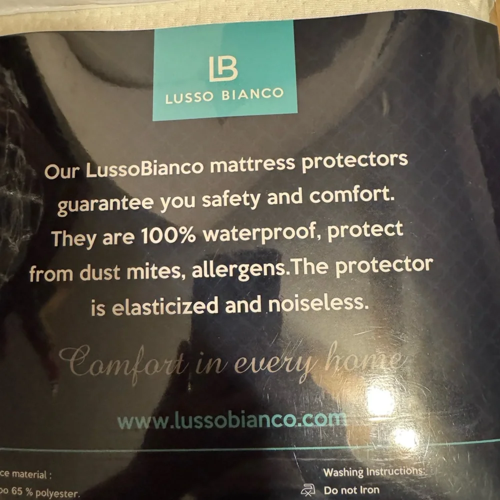 Premium Bamboo King Size Mattress Protector-Waterproof, Hypoallergenic, No Noise